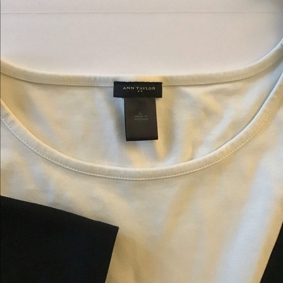 Ann Taylor Loft Colorblock Blouse~L - Picture 2 of 4